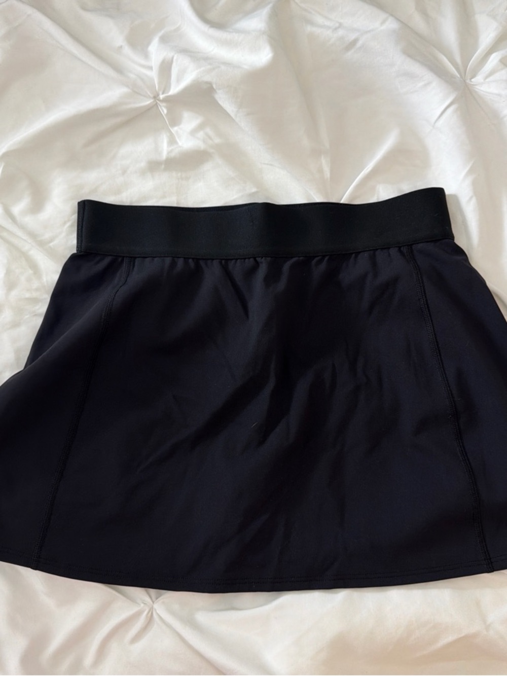 Aritzia Black Mini Skirt with Wide Elastic Waistband